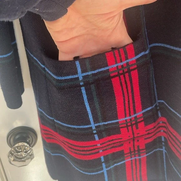 Talbots, NWOT, size small. Plaid Open Front Cardigan - Picture 3 of 7